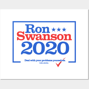 Ron Swanson for US President 2020 Posters and Art